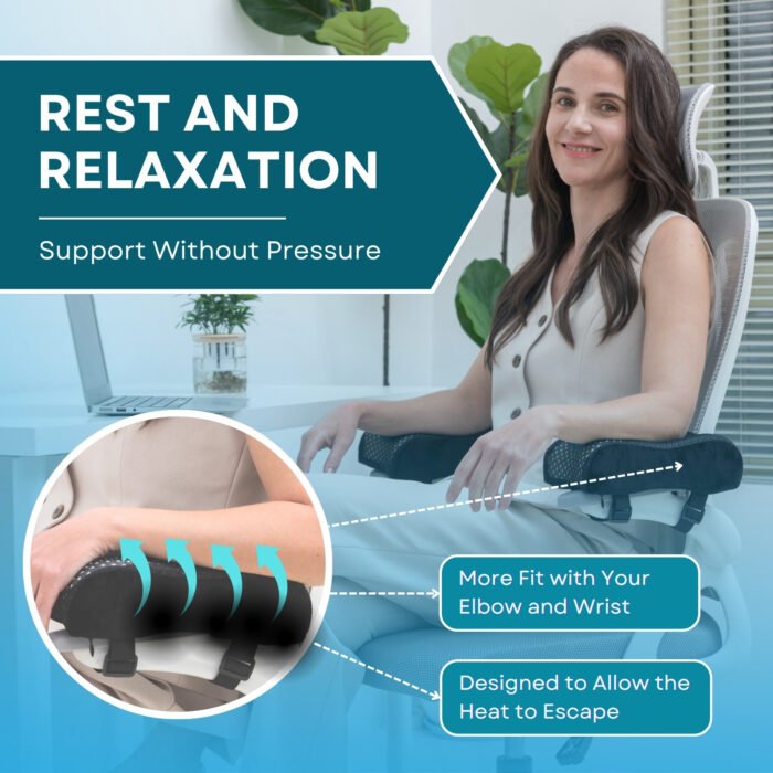 Ergonomic Memory Foam Armrest Cushion - Image 4